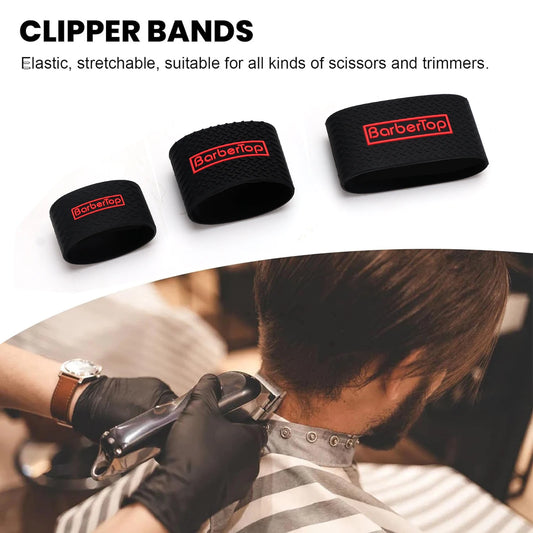 l3Pcs/set Professional Non Slip Barber Clipper Bands Heat Resistance Barber Sleeve For Hair Clipper Electric Trimmer Sleeve Tool Peaceful Pleasures Health and Wellness
