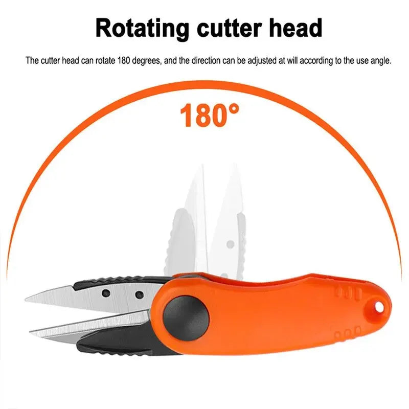 Folding Scissors Stainless Steel Fish Use Scissor Multifunction Fishing Line Cut Clipper Shrimp-Type Fishing Tackles Pesca Peaceful Pleasures Health and Wellness