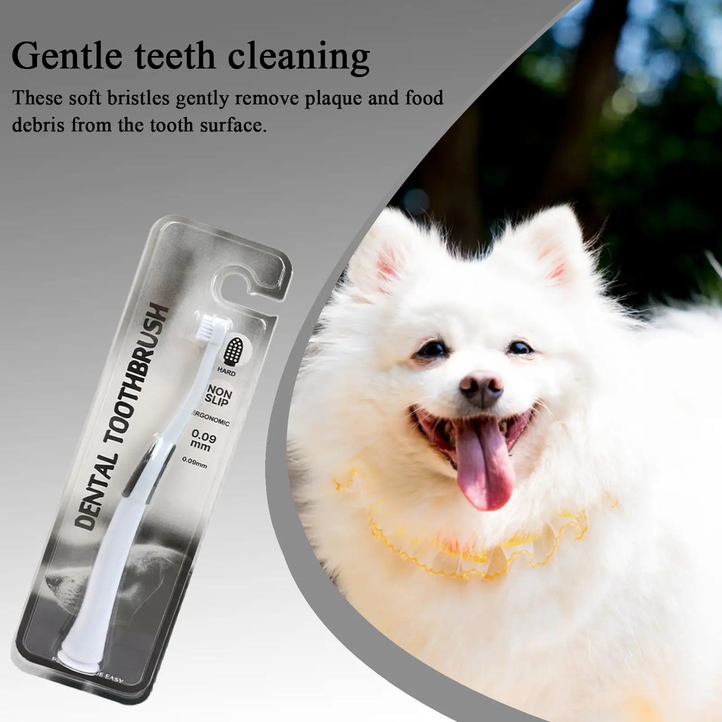 Soft Bristle Pet Toothbrush for Dogs & Cats | Oral Care Pet Toothbrush Peaceful Pleasures Health and Wellness
