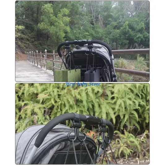 Multipurpose Baby Stroller Hook – Bag, Car & Grocery Hook Stroller Hook Peaceful Pleasures Health and Wellness