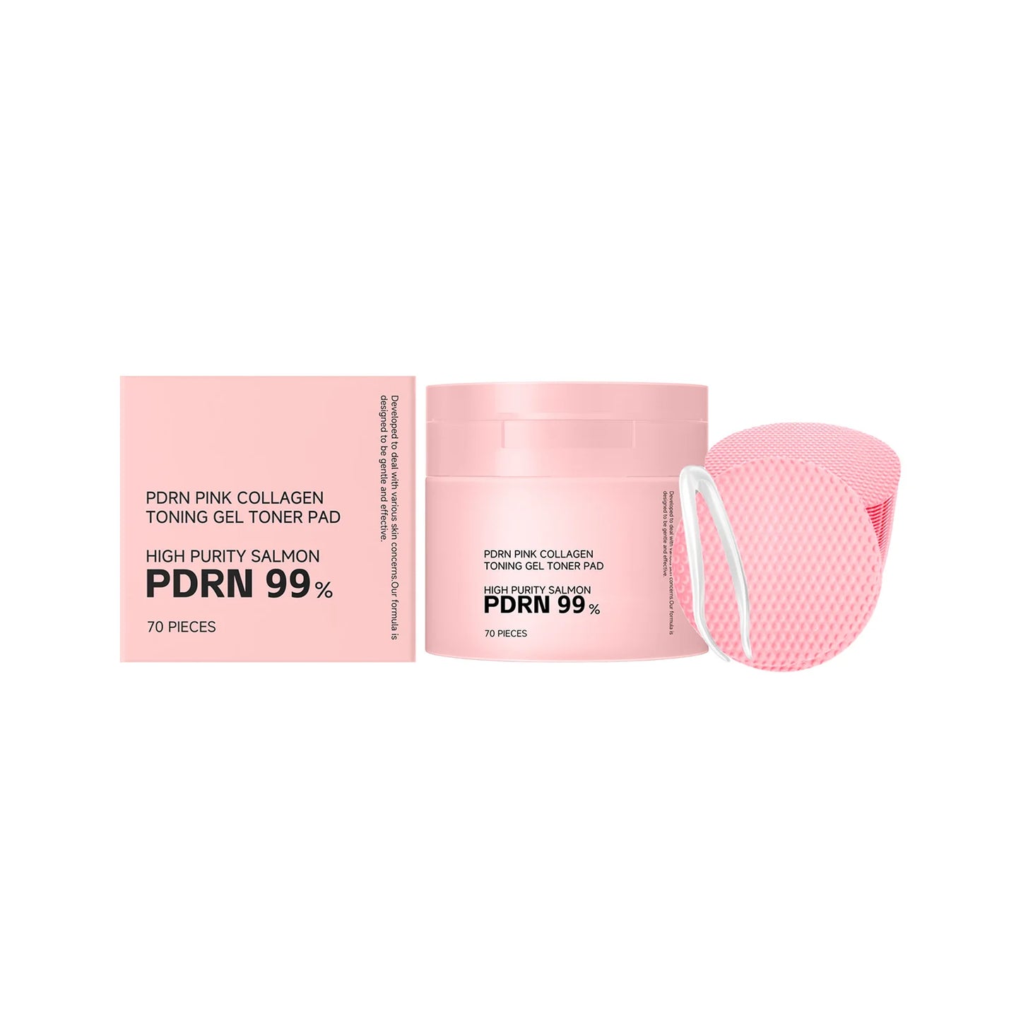 PDRN Pink Collagen Toner Pads – Brighten, Firm & Hydrate Skin
