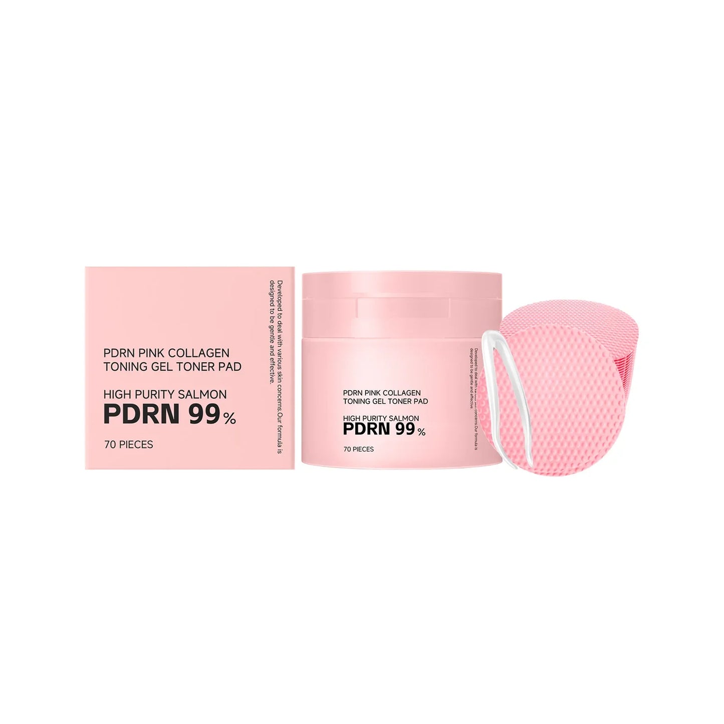 PDRN Pink Collagen Toner Pads – Hydrating, Firming & Brightening