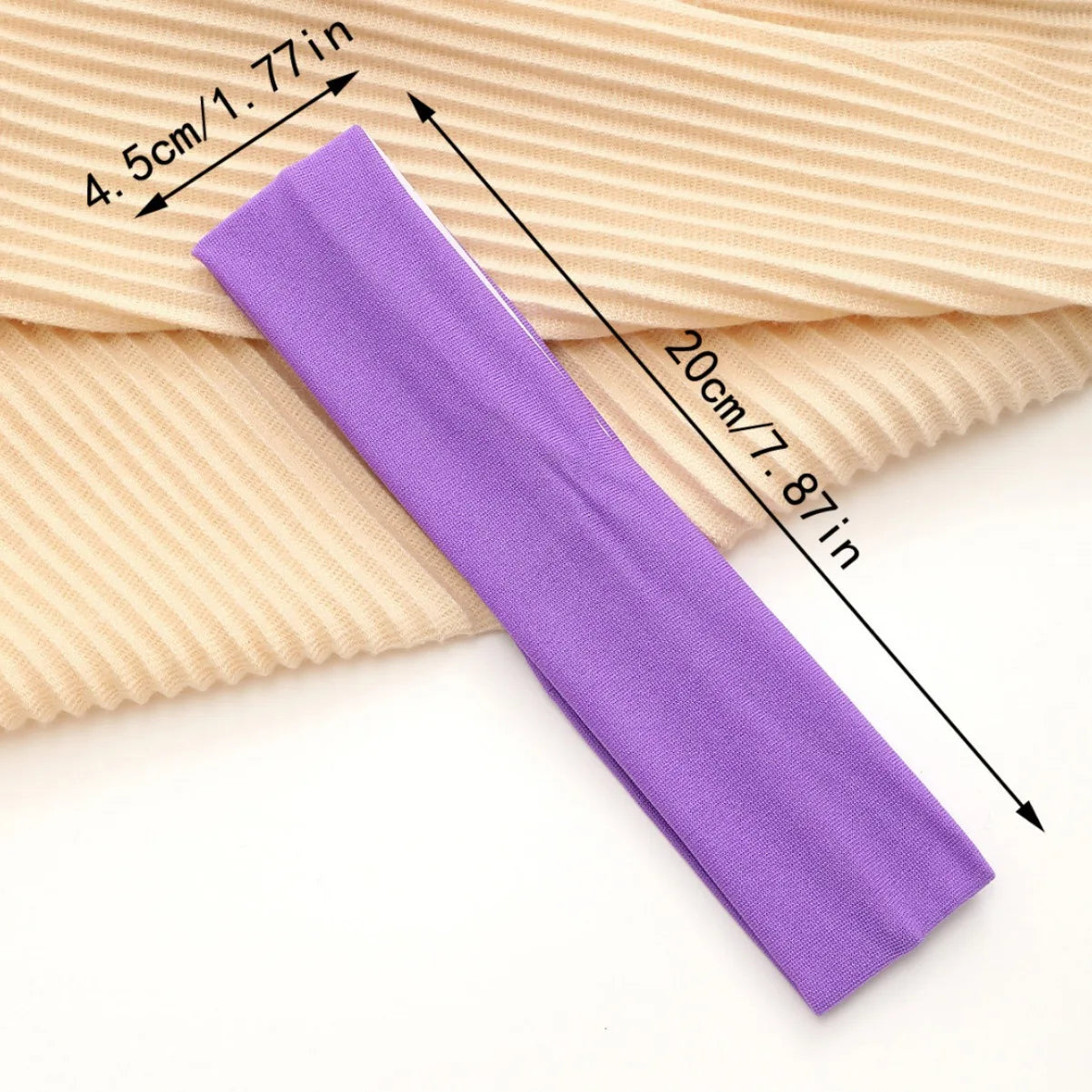 Four Seasons Solid Sports Headbands for Women Fitness Running Yoga Solid Color Elastic Hairbands Stretch Makeup Hair Accessories Peaceful Pleasures Health and Wellness