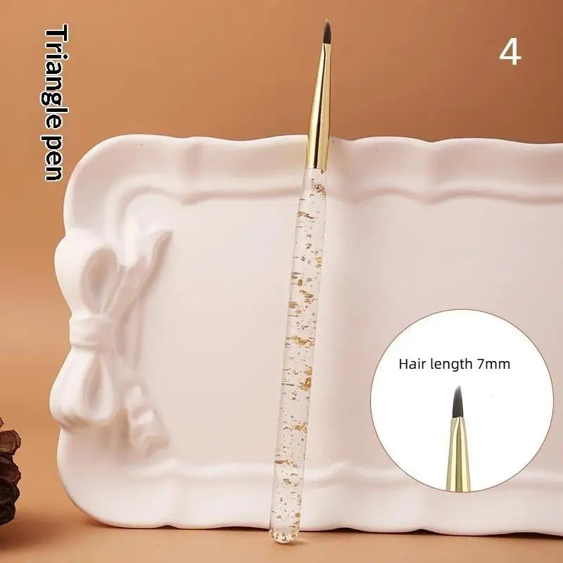 1Pcs Nail Brush Set Detail Work Pens Stylish Acrylic Handles Gel Nail Art Fine Line Painting Professional Home Use Manicure Tool Peaceful Pleasures Health and Wellness 4