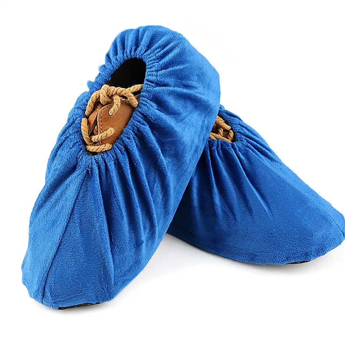 Reusable Non-Slip Shoe Covers | Thick Flannel Indoor Overshoes