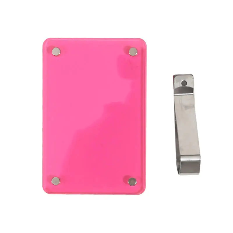 Car Sun Visor Photo Holder Magnetic Acrylic Picture Frame Clip for Vehicle Interior Decoration and Photo Display Peaceful Pleasures Health and Wellness pink