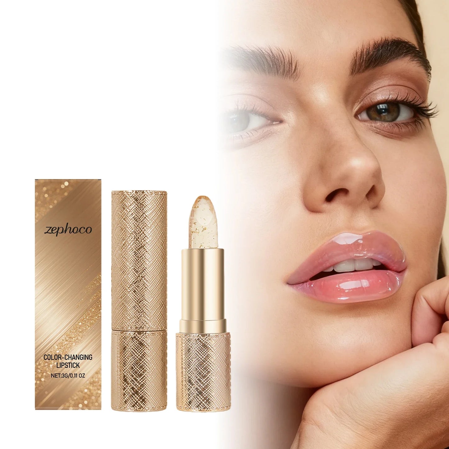 Color Changing Lip Balm – Moisturizing, Waterproof Gloss