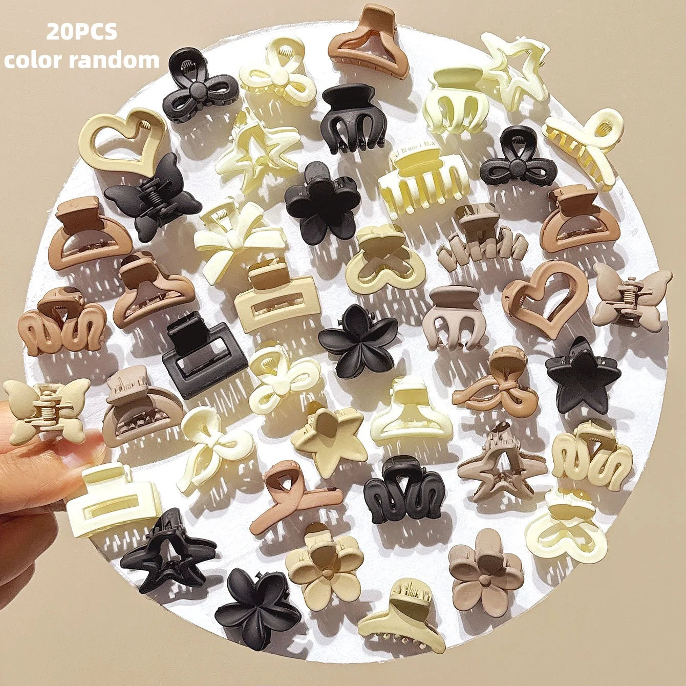 20 Colors, Randomly Packed, Simple and Cute Style, Suitable for Various Hairstyles, Multiple Designs, Perfect for Everyday Casual Wear, Hawaiian Accessories & Beach Essentials, Hair Accessories, Must-Have for Going Out Peaceful Pleasures Health and Wellness 20Pcs