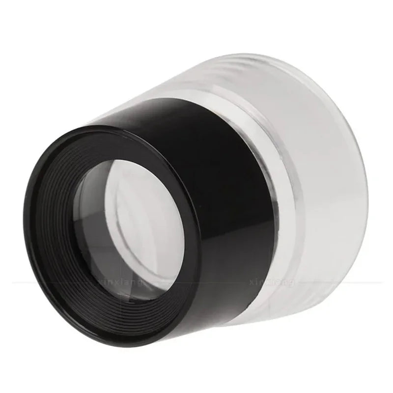 10X Magnifier 30Mm Cylindrical Optical High-Definition Magnifying Glass for Reading Book Jewelry Antique Identification Textile Peaceful Pleasures Health and Wellness