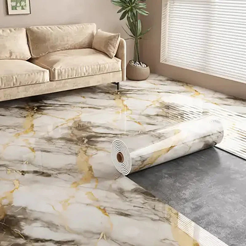 Marble Tile Peel & Stick Wallpaper – Waterproof Foam Wall Sticker