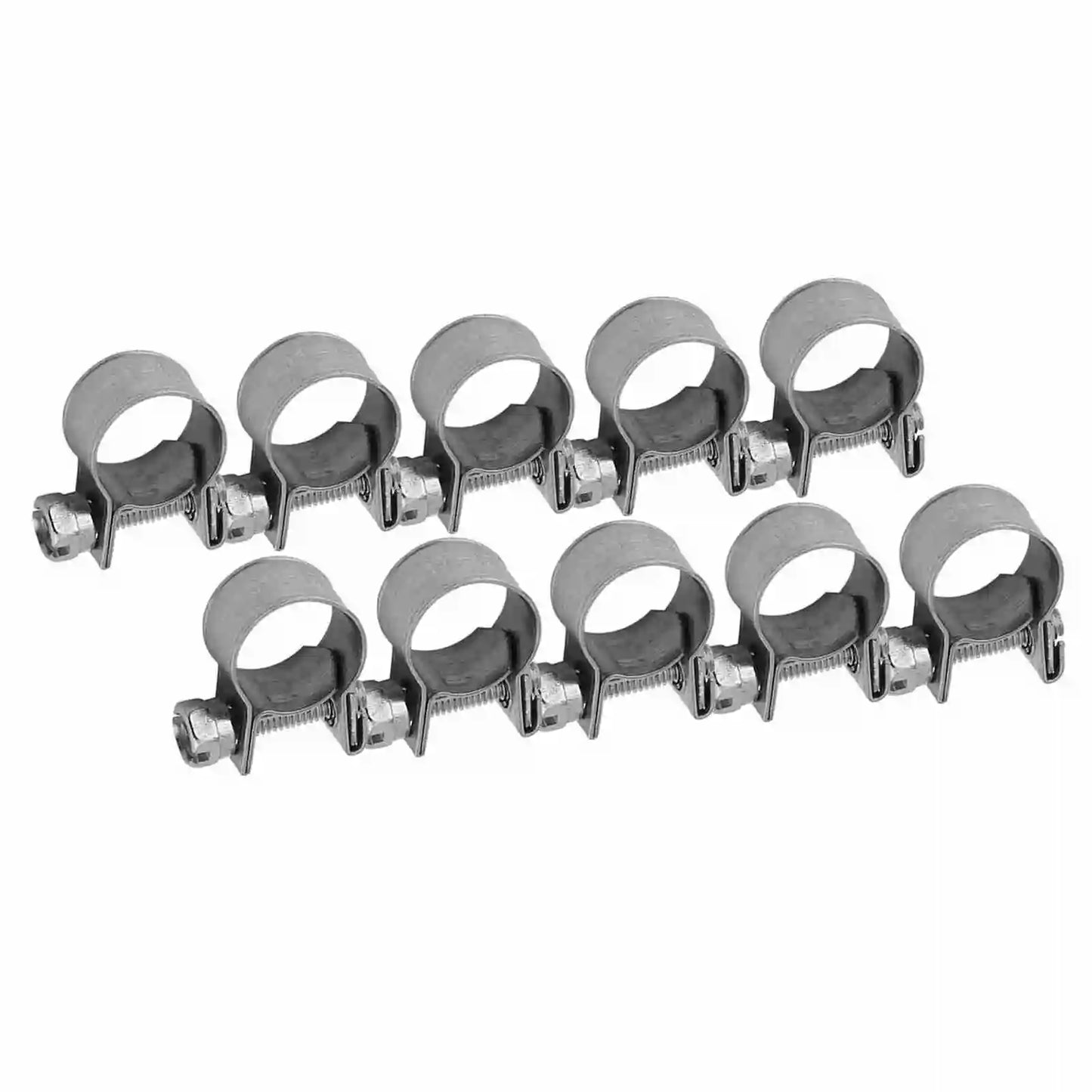 Stainless Steel Mini Fuel Line Pipe Hose Clamp Clip 6mm‑20mm Optional Size Hose Clamp Hose Clips Pipe Clip Hose Fastener Peaceful Pleasures Health and Wellness GS00501-04