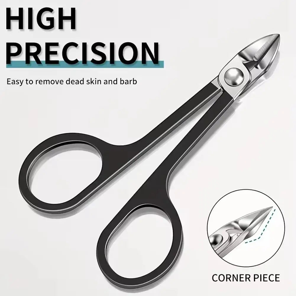 Precision Curved Cuticle Nipper | Stainless Steel Sharp Blades