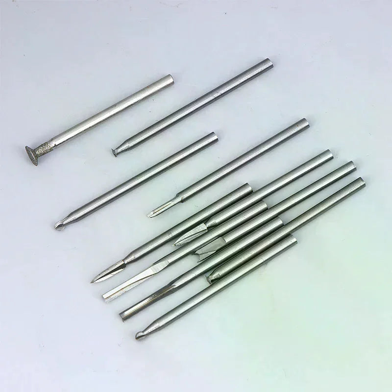5/6 Pcs Wood Carving Drill Bits Set | 3mm Shank Rotary Tool