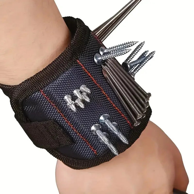 Magnetic Wrist Strap Tool Band | Screw & Parts Holder Magnetic Tool Wristband Peaceful Pleasures Health and Wellness