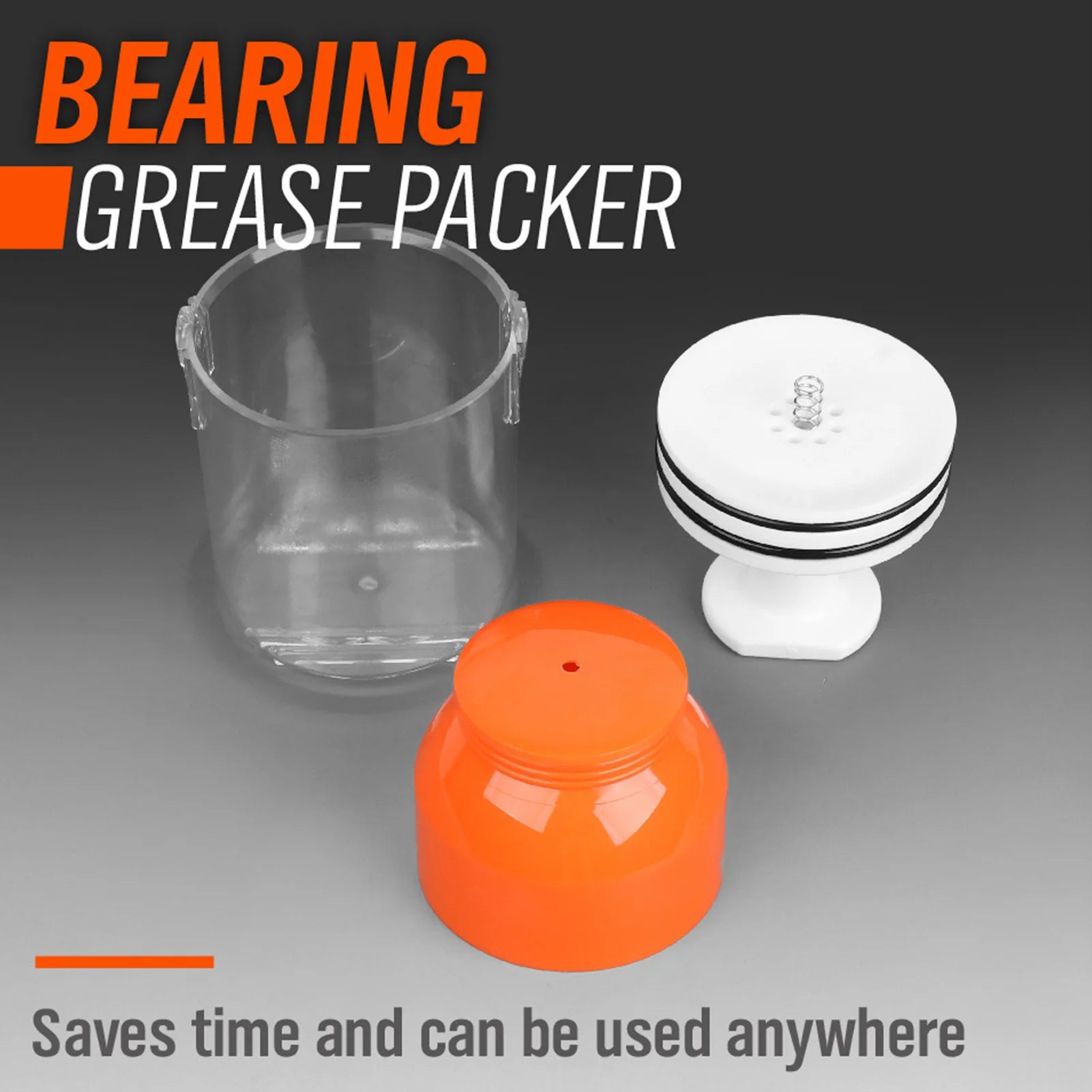 Bearing Grease Packer Tool Simple and Impact Resistant with Dust Cover Suitable for Automotive Car Peaceful Pleasures Health and Wellness