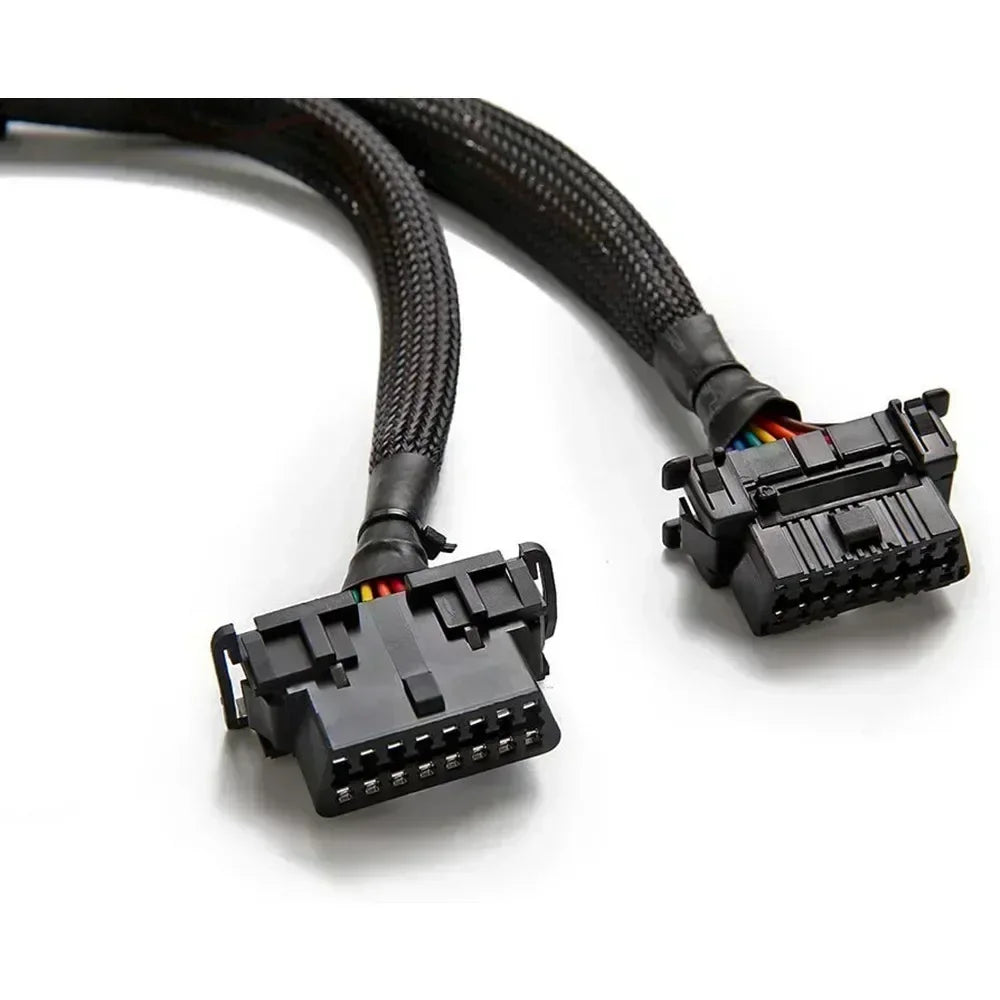 OBD2 Splitter 16 Pin OBD II Splitter Extension 1x Male and 2X Female Extension 30cm Car Code Readers OBD Adapter Cable Peaceful Pleasures Health and Wellness