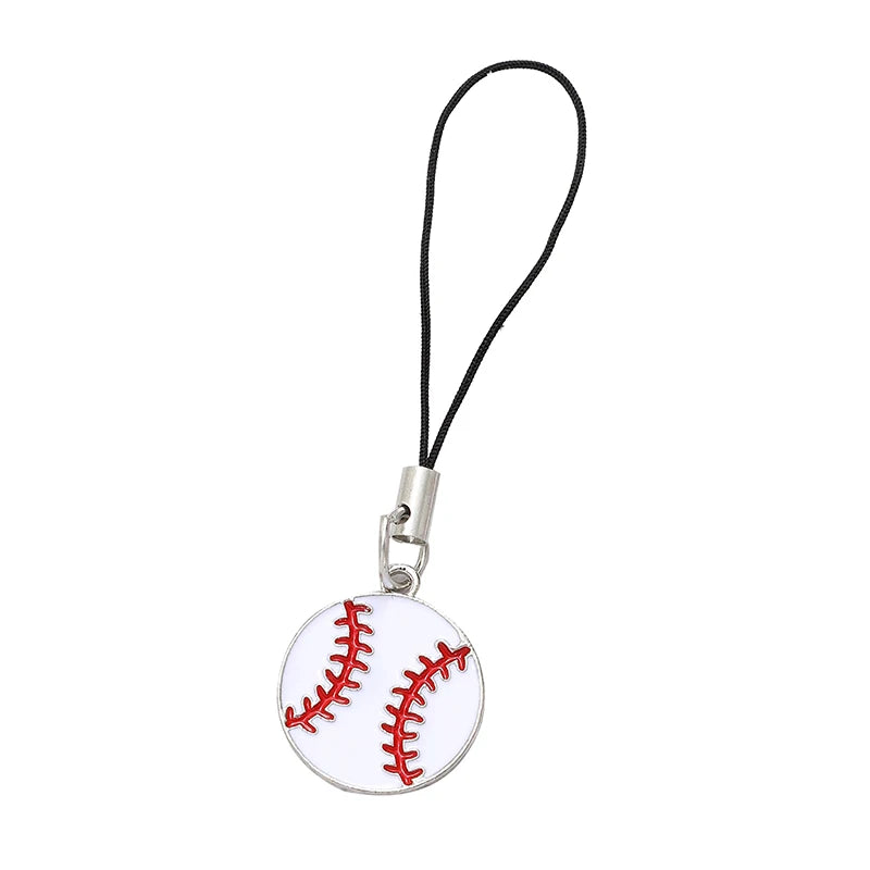 Sports Ball Keychain – Basketball Soccer Volleyball Baseball Charm