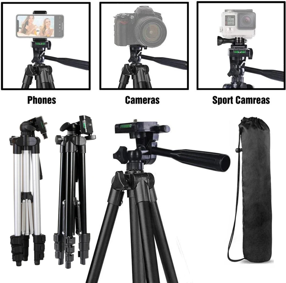 LED Ring Light with Tripod & Phone Holder | VeFly 26cm