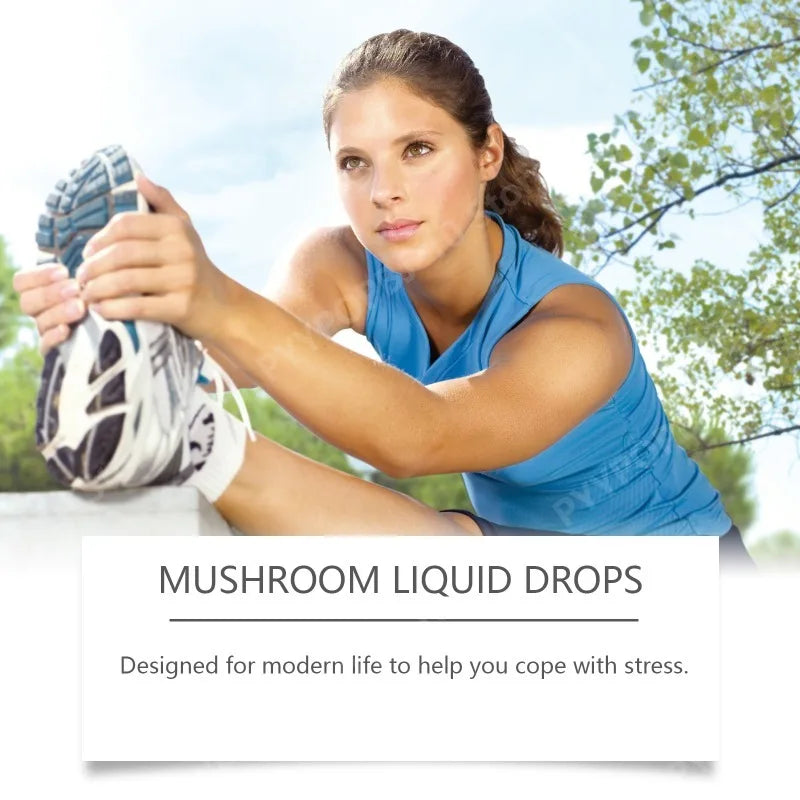 Mushroom Complex Liquid Drops | Plant-Based Supplement 30ml