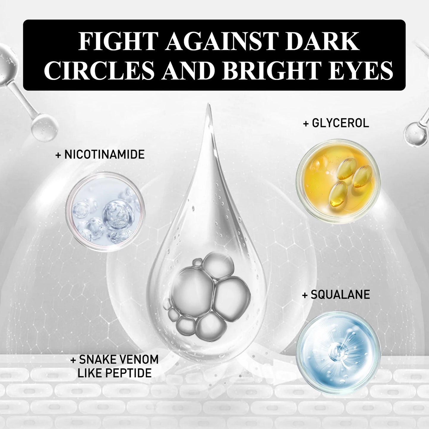 Snake Venom Peptide Eye Cream – Anti-Wrinkle Dark Circle Remover