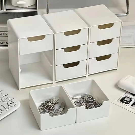 3-Tier Drawer Desktop Organizer for Jewelry & Cosmetics Desktop Storage Organizer Oasis Select