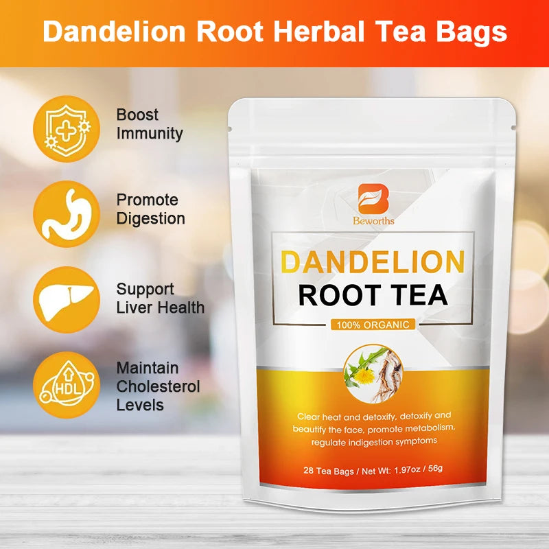 Dandelion Extract Herbal Tea – Liver & Digestive Support Peaceful Pleasures Health and Wellness
