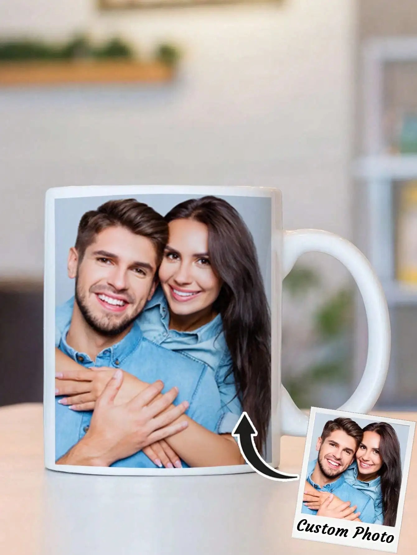 Custom Photo Coffee Mug – Personalized 11oz Ceramic Gift