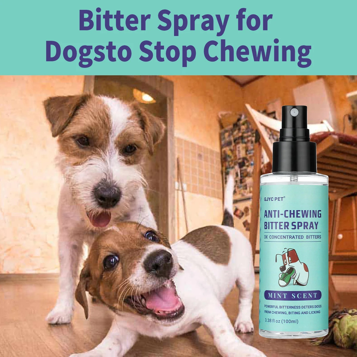 Bitter Apple No Chew Spray Dogs Pet Safe Training Aid Stop Furniture