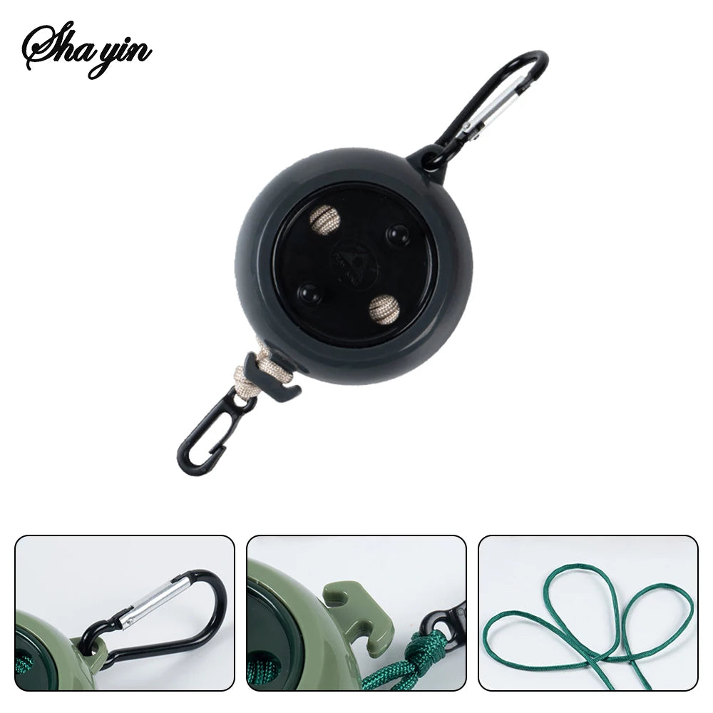 10M Retractable Clothesline Outdoor Travel Portable Clothes Drying Rack Windproof Washing Line For Camping Home Laundry Hanger Peaceful Pleasures Health and Wellness