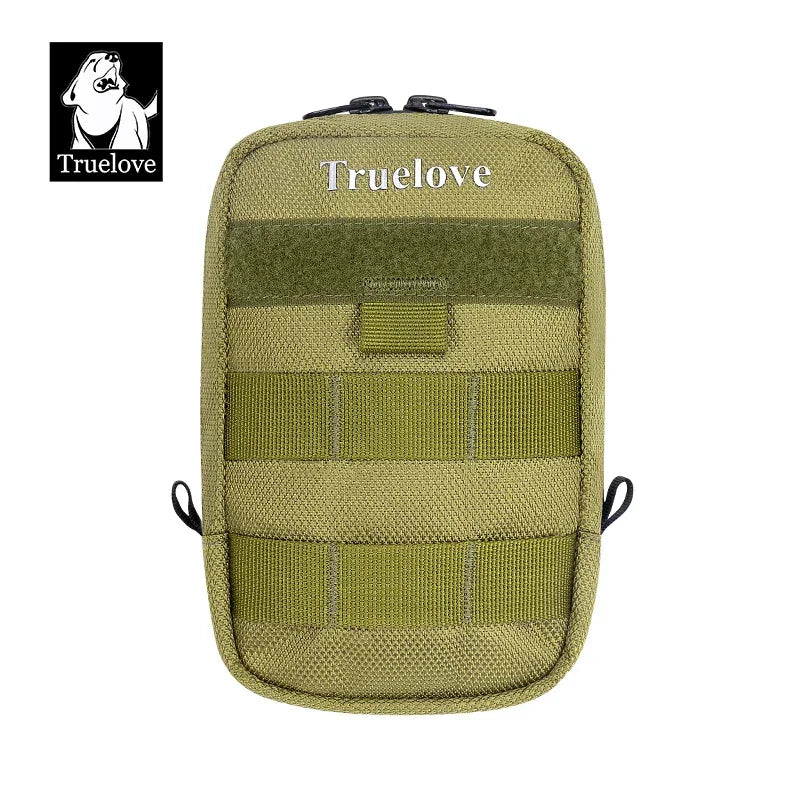 Truelove Oxford Fabric Dog Harness Saddle Bag for Hiking | TLB3012 Peaceful Pleasures Health and Wellness Army green