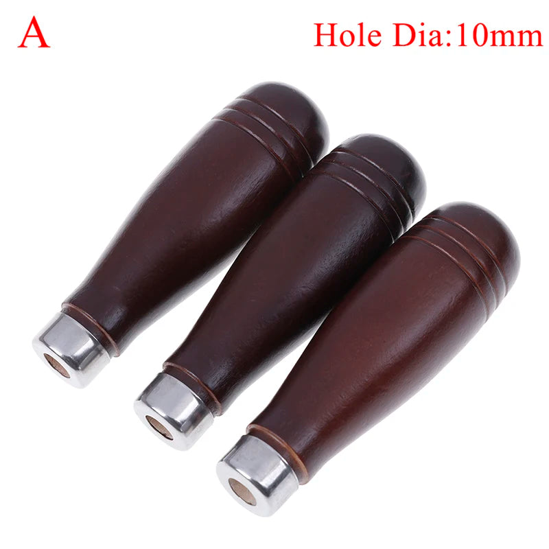 3Pcs 3/10mm Wooden File Handle Hardware File Handle Woodworking Polishing Tools Replacement Accessories Peaceful Pleasures Health and Wellness A