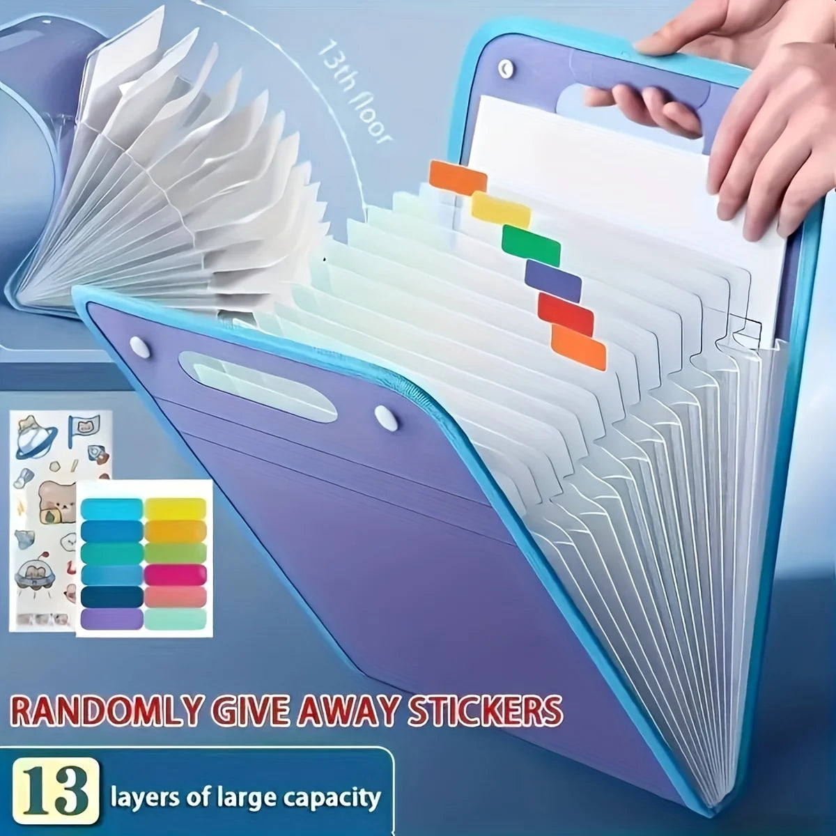 A4 Accordion File Folder | Multi-Pocket Expanding Organizer