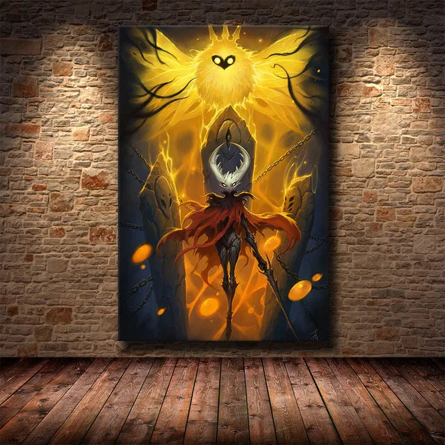 Hollow Knight Hallownest Map HD Canvas Poster | Wall Art Canvas Wall Art Poster Peaceful Pleasures Health and Wellness
