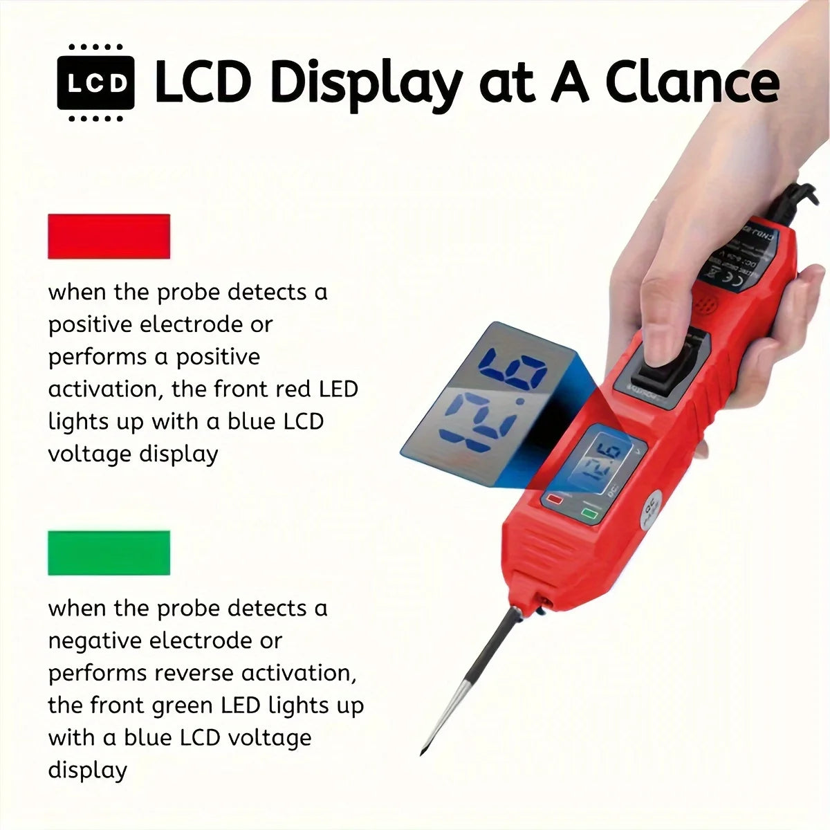 A circuit tester, car circuit tester with voltage display LED light, and a car power circuit probe kit. Peaceful Pleasures Health and Wellness