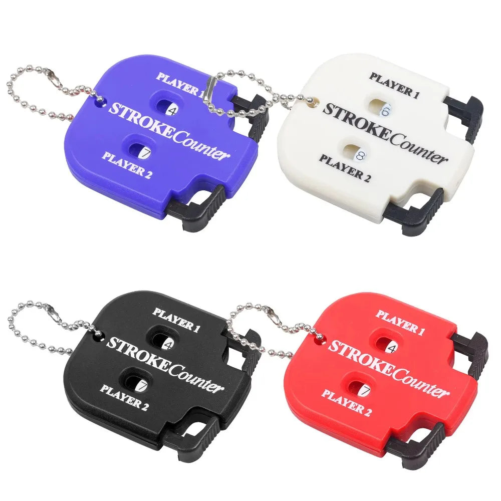 Mini Portable Golf Shot Count Putter Score Counter With Two Digits Scoring Easy Return To Zero Golf Accessories With Key Chain Peaceful Pleasures Health and Wellness