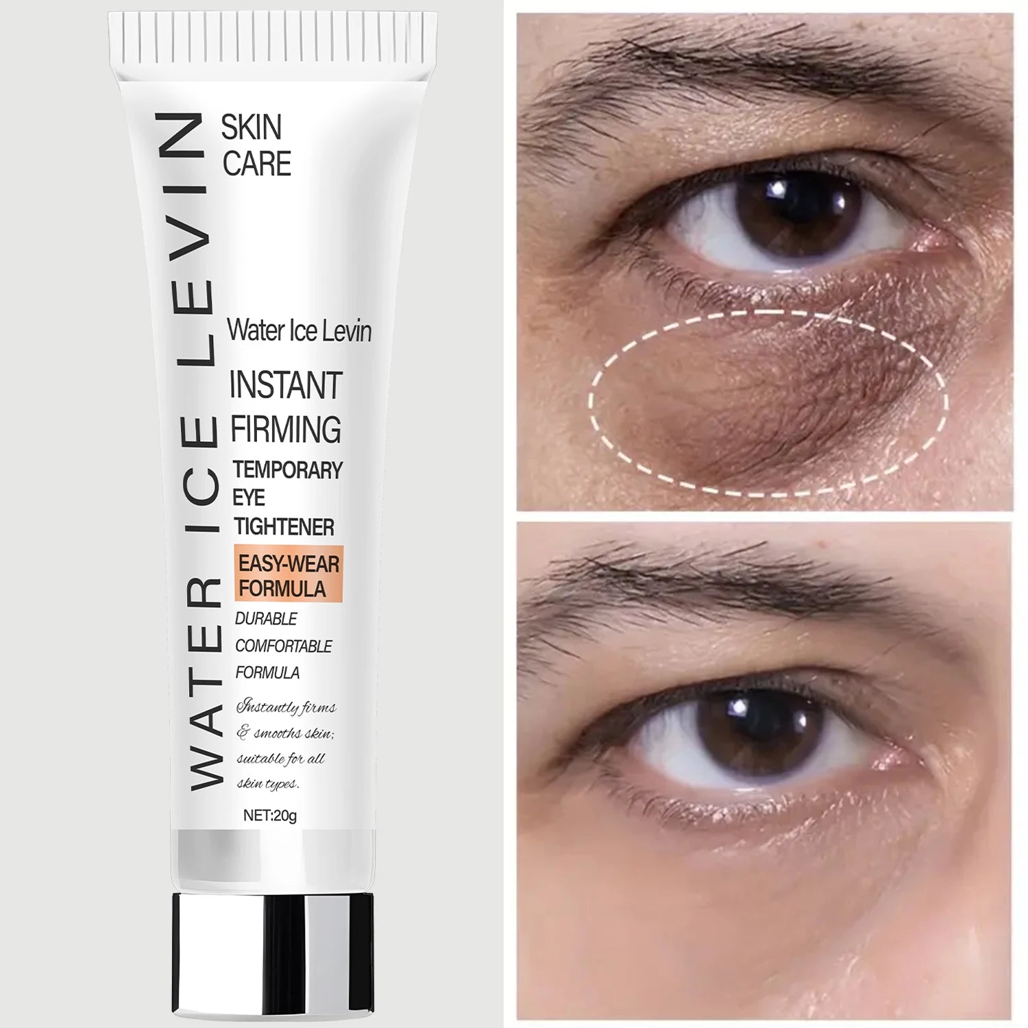 Levin Firming Eye Cream – Hyaluronic Acid & Retinol | 20g Eye Firming Cream Peaceful Pleasures Health and Wellness