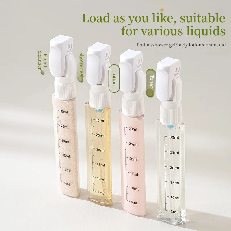 4 In 1 Travel Dispenser Portable Travel Bottles Leak Proof Leakproof Travel Container For Perfume Shampoo Conditioner Lotion Peaceful Pleasures Health and Wellness