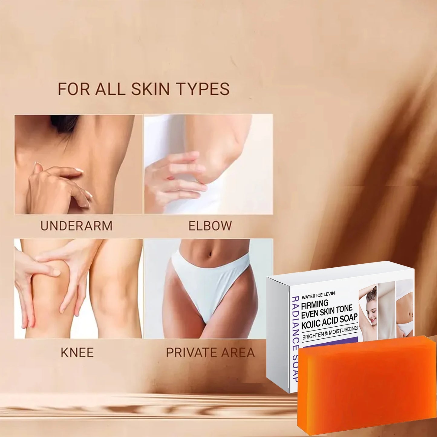 Kojic Acid Soap with Vitamin C & Niacinamide | Brightening Bar