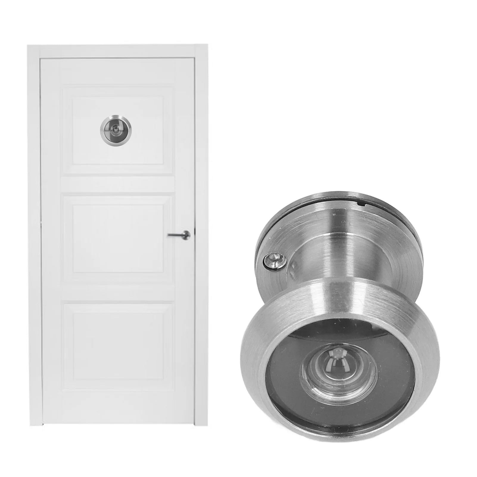 Anti Theft Door Viewer Safety Door Viewer Anti Theft Household Copper Door Viewer Peephole with Back Cover for Home Office Hotel Peaceful Pleasures Health and Wellness