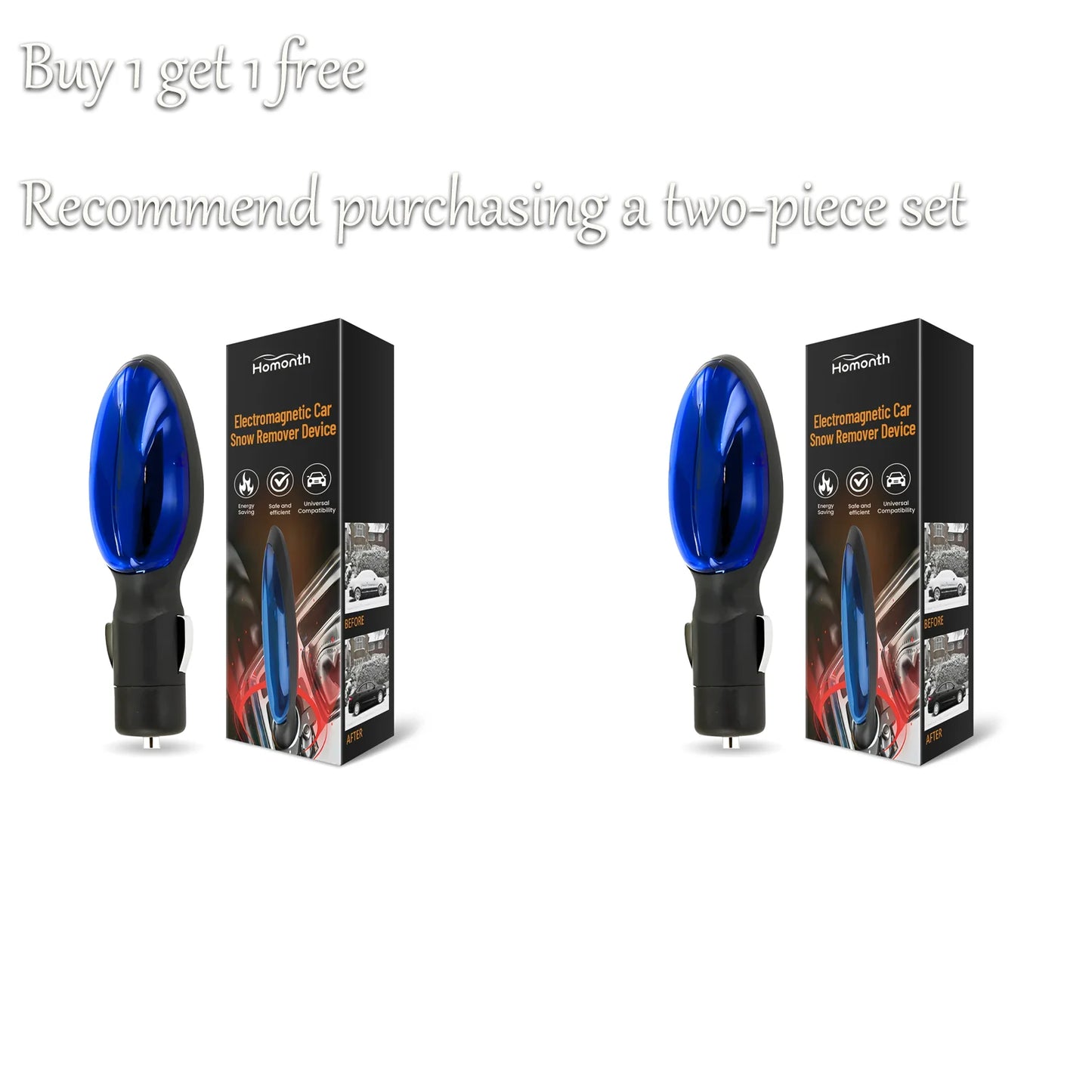 Portable Electromagnetic Car Deicer – Windshield Ice & Snow Remover
