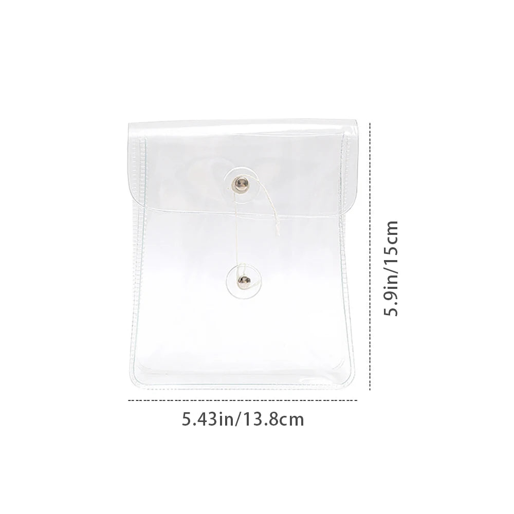 Clear Cosmetic Bag Waterproof PVC Pencil Pouch Toiletry Carry
