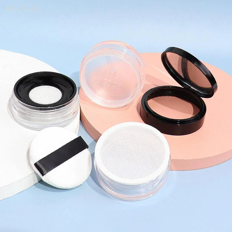 Portable Air Cushion Puff Box with Mirror & Powder Puff