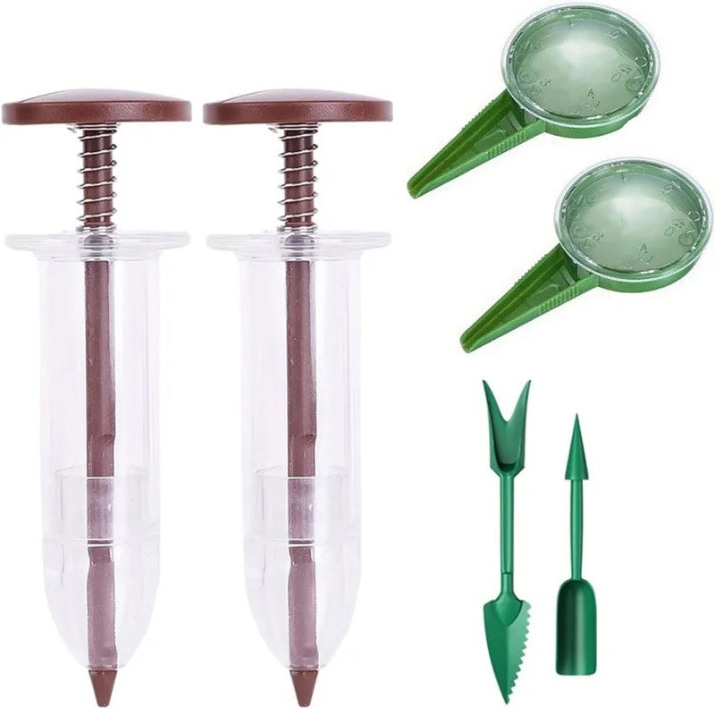 Manual Seed Sower & Planter Set – Adjustable Depth & Spacing