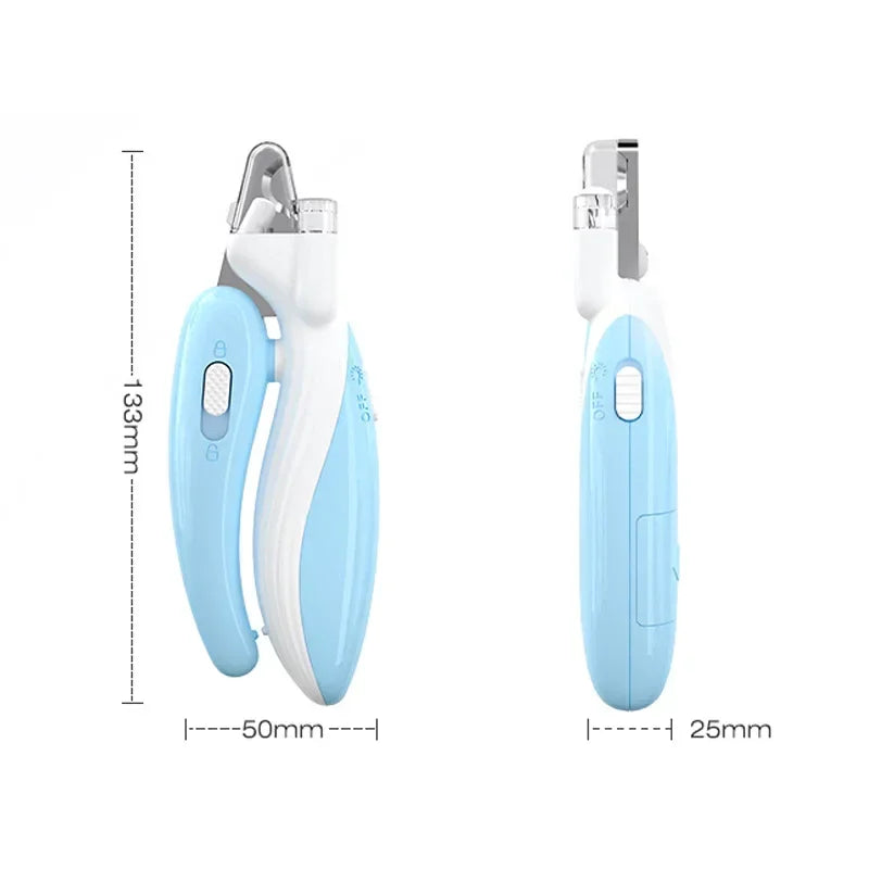 Pet Nail Clippers with LED Light for Dogs, Cats & Small Animals