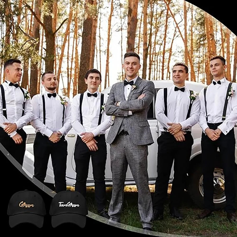 Groom Team Baseball Cap | Groomsman Wedding Party Hat Wedding Party Hat Peaceful Pleasures Health and Wellness
