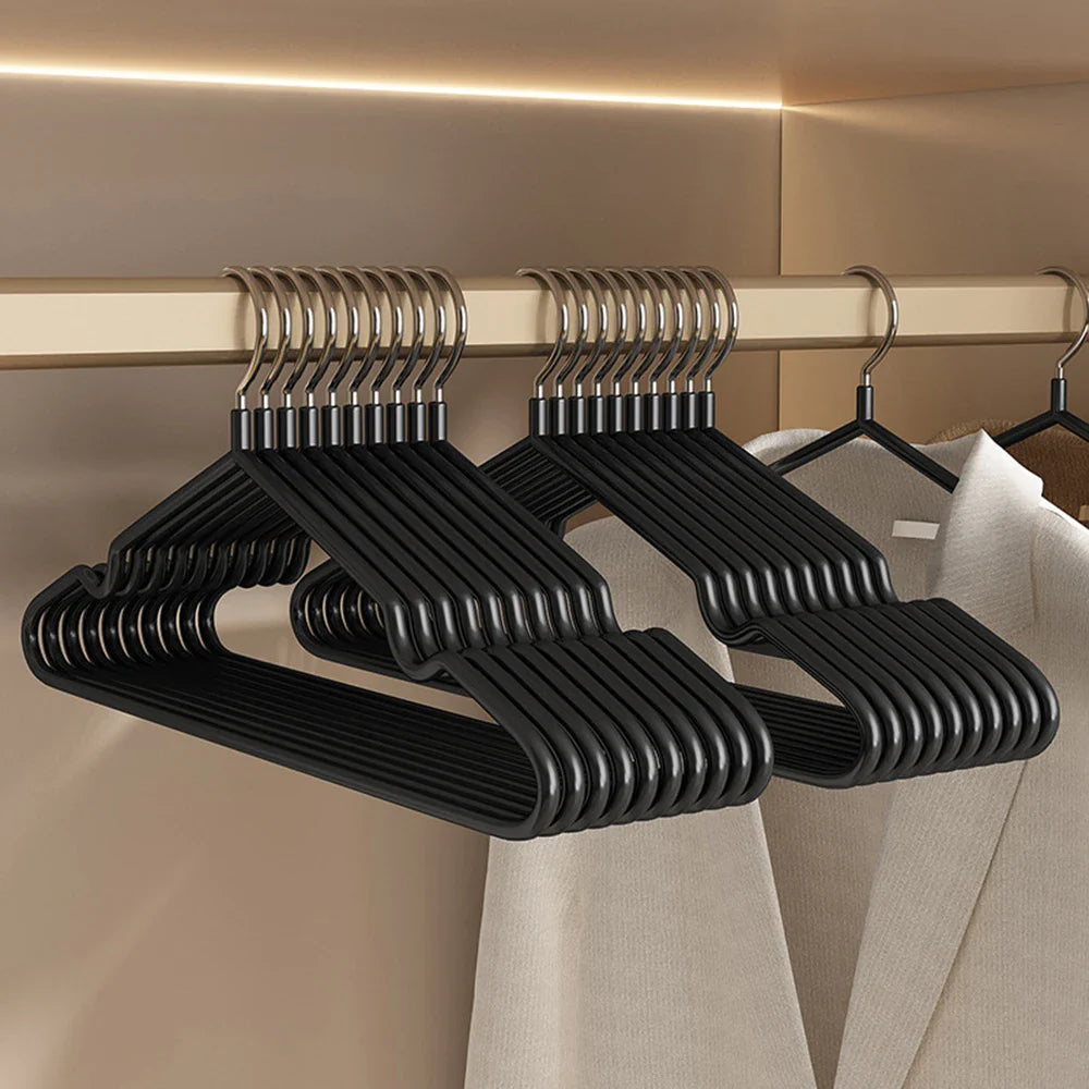 Non-Slip Stainless Steel Clothes Hangers | Space-Saving