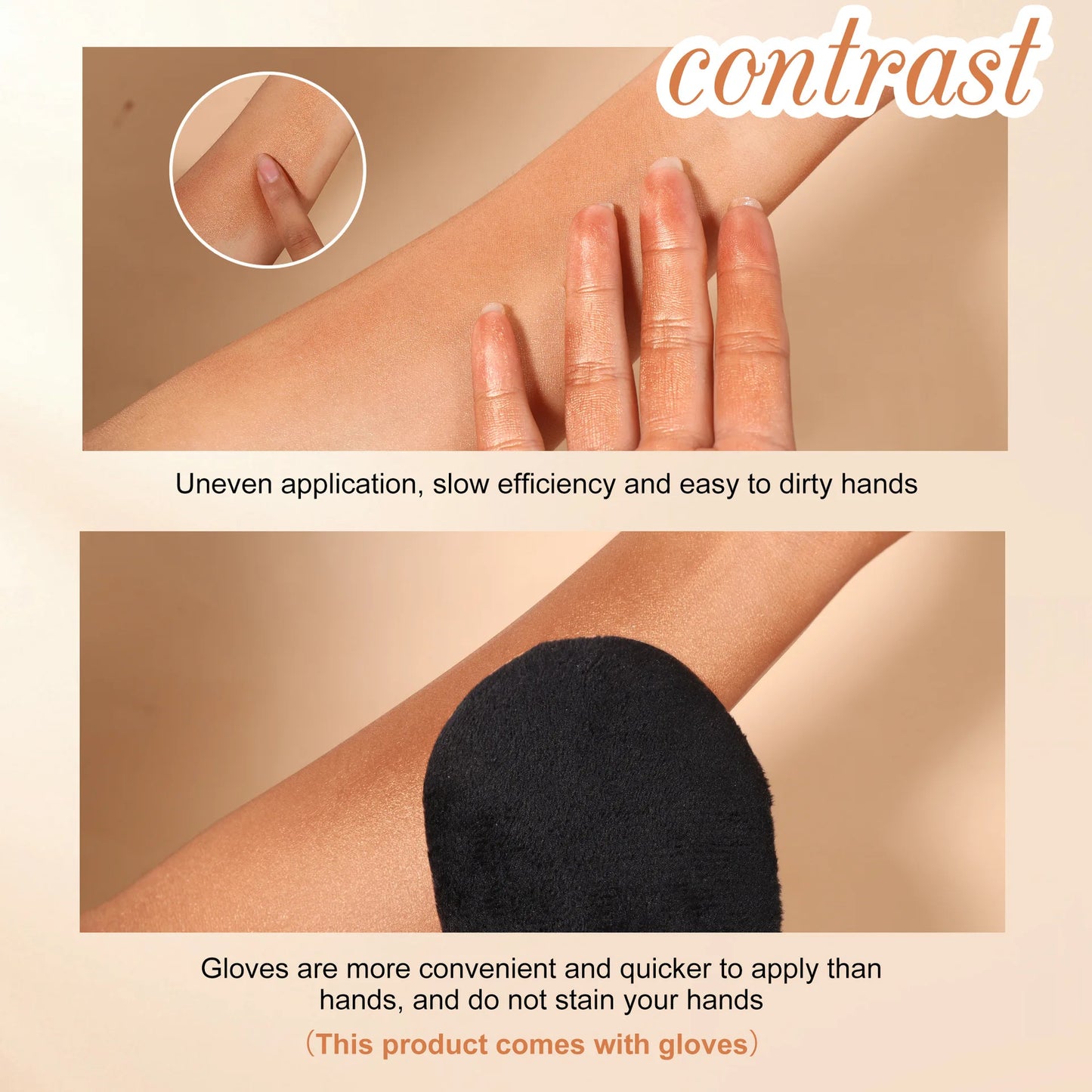 Waterproof Shimmer Bronze Body Foundation & Tanning Lotion