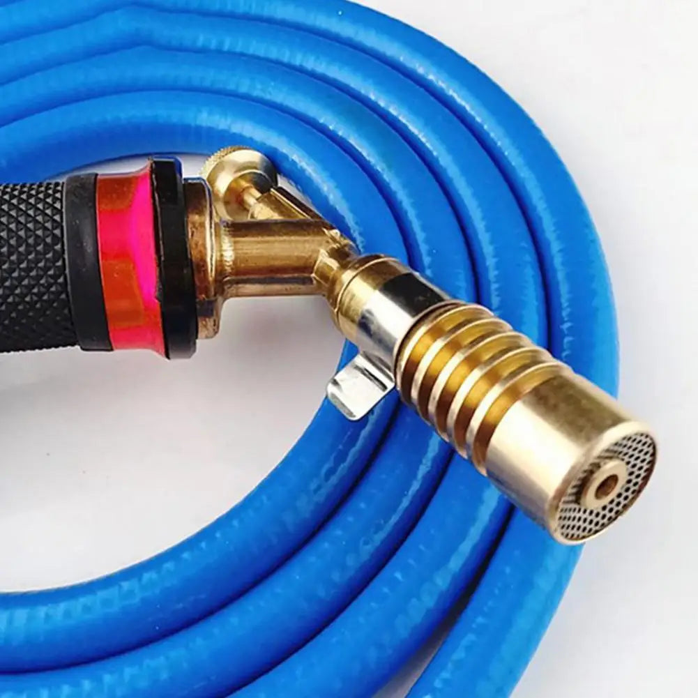 2.5m Flame Welding Torch Copper Aluminum Soldering Tool Liquefied Propane Gas Torch For Precious Metal Melting Gas Torch Blower Peaceful Pleasures Health and Wellness