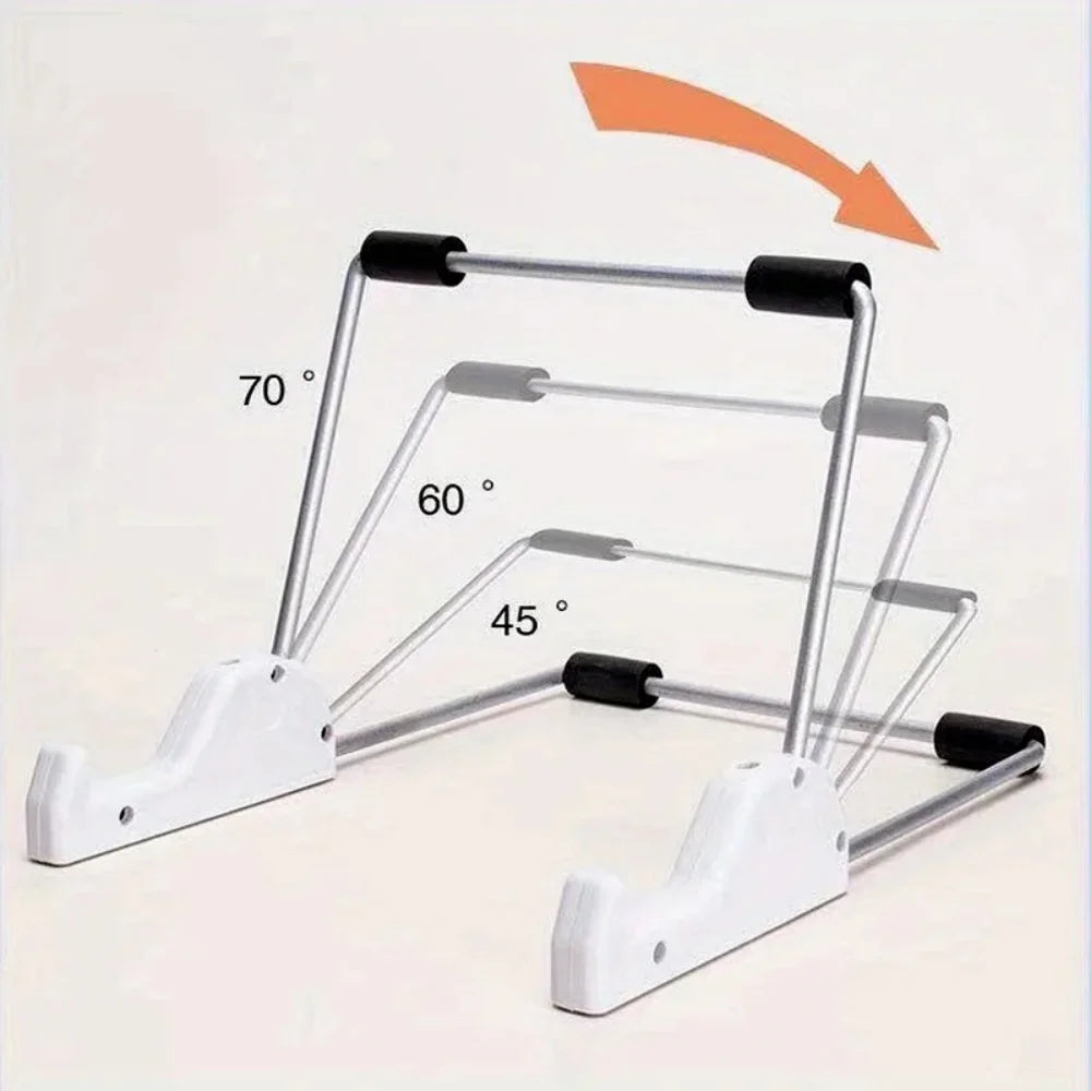 Foldable Aluminum Tablet Stand | Adjustable iPad & Laptop Holder