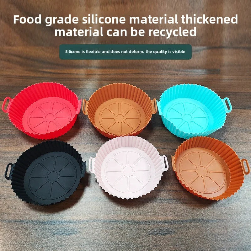 Silicone Air Fryer Baking Mold – Reusable Muffin & Cake Pan